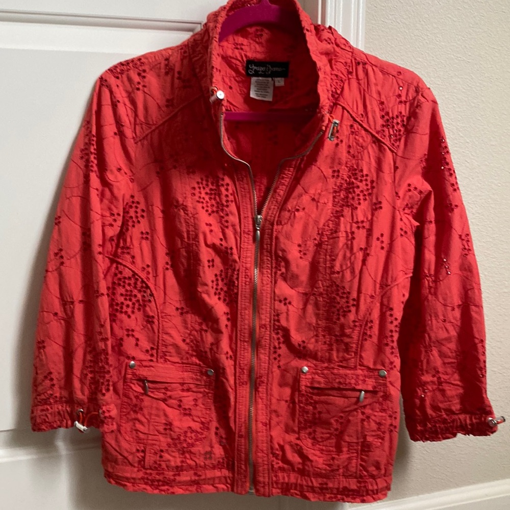 Orange jacket